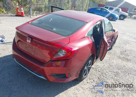 2019 Honda Civic Lx из США, поврежденный, VIN 19XFC2F63KE031634